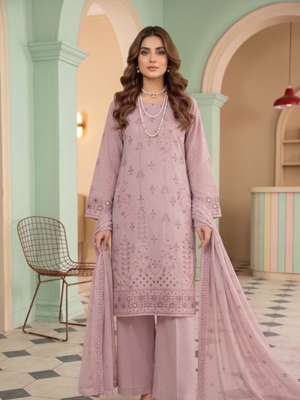 EID Collection, 3PC Chicken Kari Lawn Suit | Pret Collection | Bin Nisar Pakistani Clothing