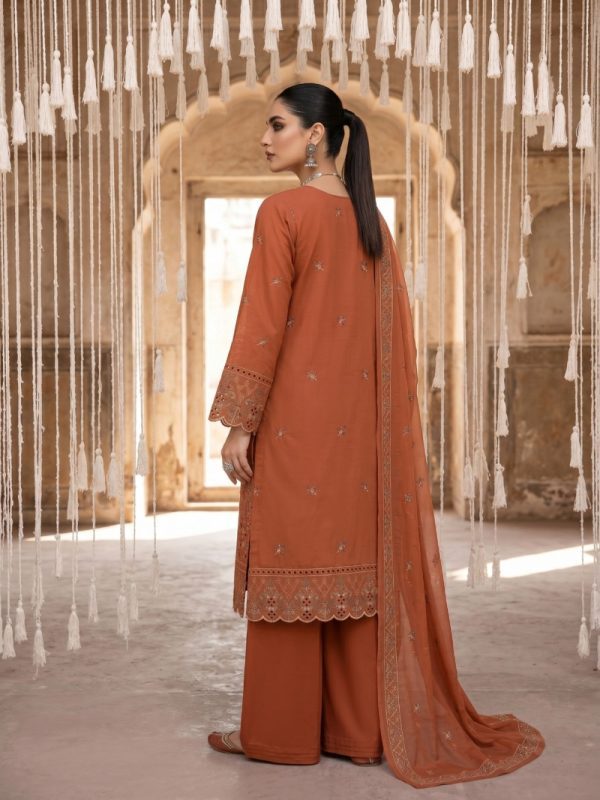 EID Collection, 3PC Chicken Kari Lawn Suit | Pret Collection | View | Bin Nisar Pakistani Clothing