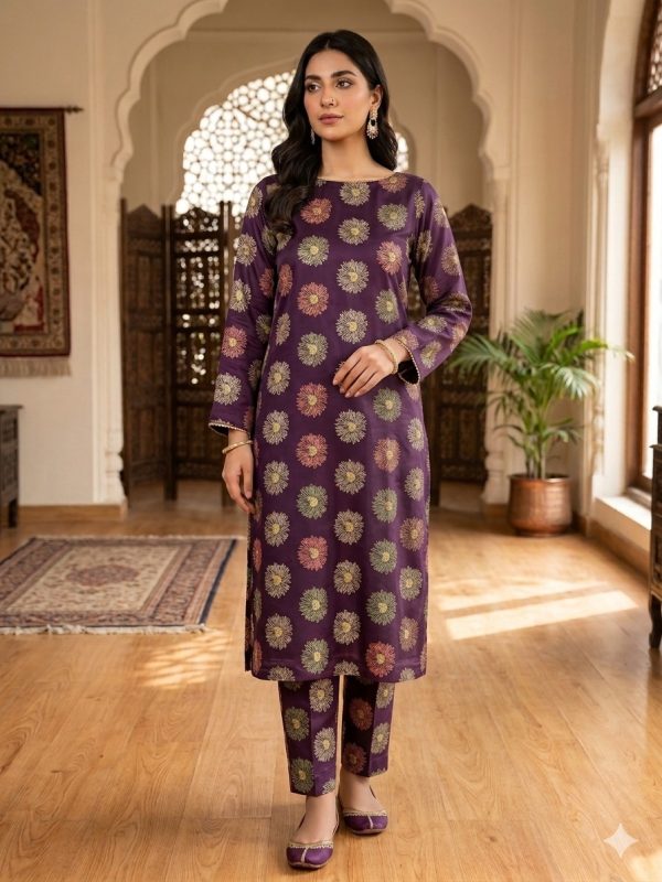 2pc Allover Alkaram Pearl Lawn | Summer Collection | Bin Nisar Pakistani Clothing