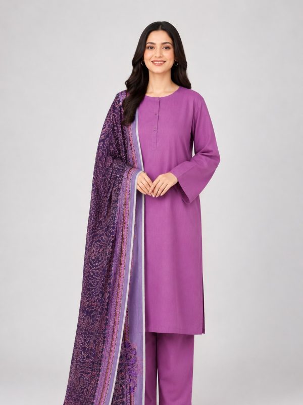 3PC Lawn With Print Dupatta | Summer Collection | Bin Nisar Pakistani Clothing