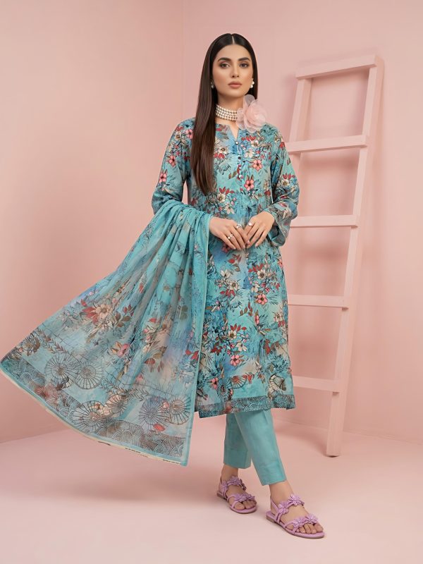 3PC Crystal Lawn By Bin Nisar | Summer Collection | Bin Nisar Pakistani Clothing