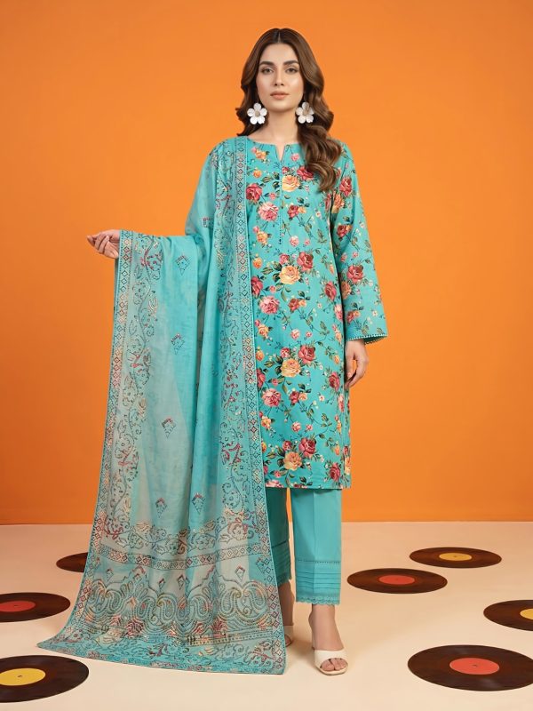 3PC Crystal Lawn By Bin Nisar | Summer Collection | Bin Nisar Pakistani Clothing