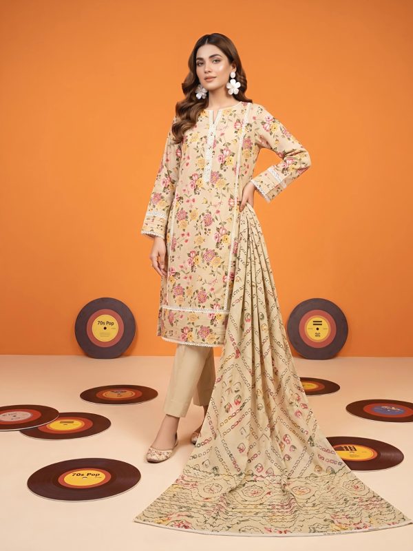 3PC Crystal Lawn By Bin Nisar | Summer Collection | Bin Nisar Pakistani Clothing
