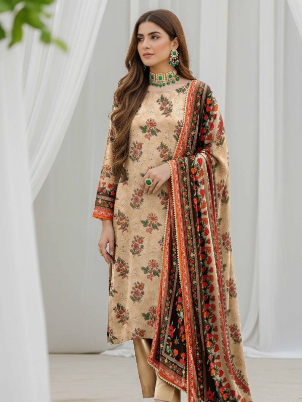 3PC Anarkali Allover Printed Lawn | Summer Collection | Bin Nisar Pakistani Clothing