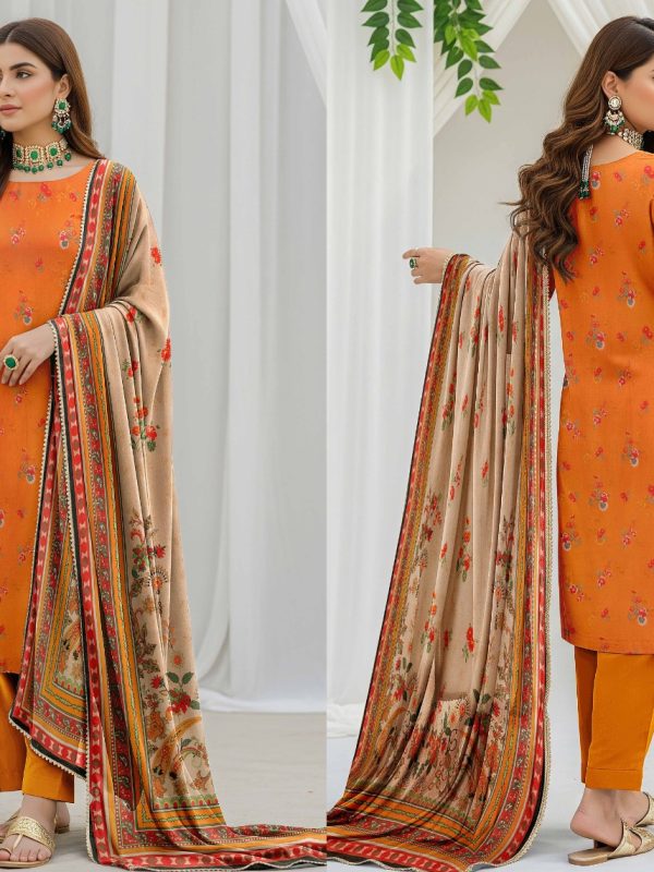 3PC Anarkali Allover Printed Lawn | Summer Collection | View | Bin Nisar Pakistani Clothing