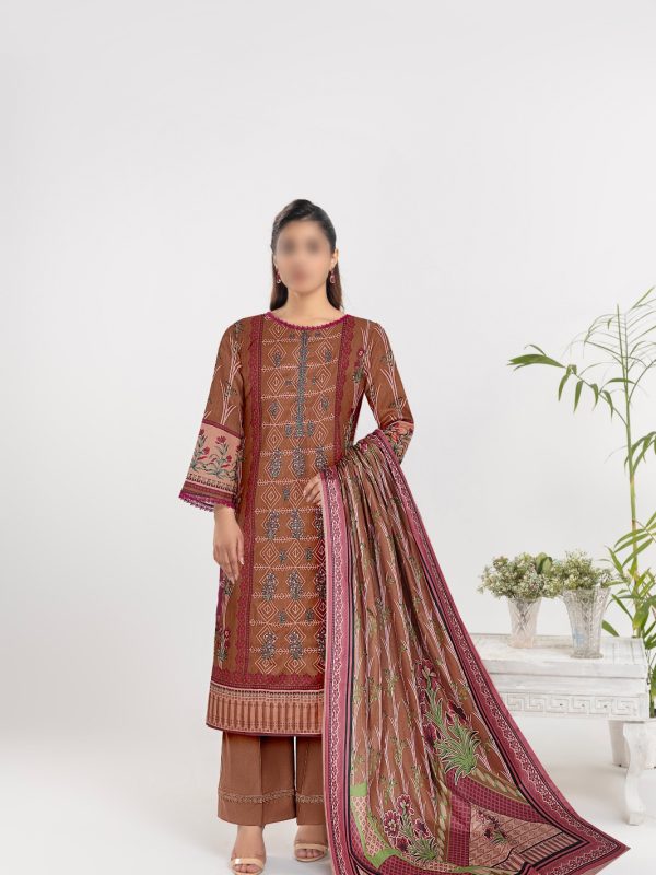3PC Embroidery Cotton | Summer Collection | Bin Nisar Pakistani Clothing