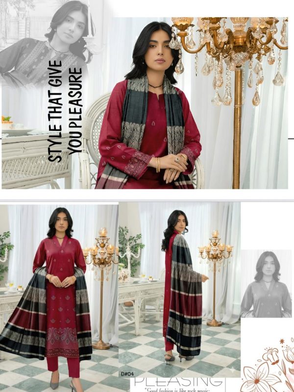 3PC SAYA BAROSHA | Bin Nisar Pakistani Clothing