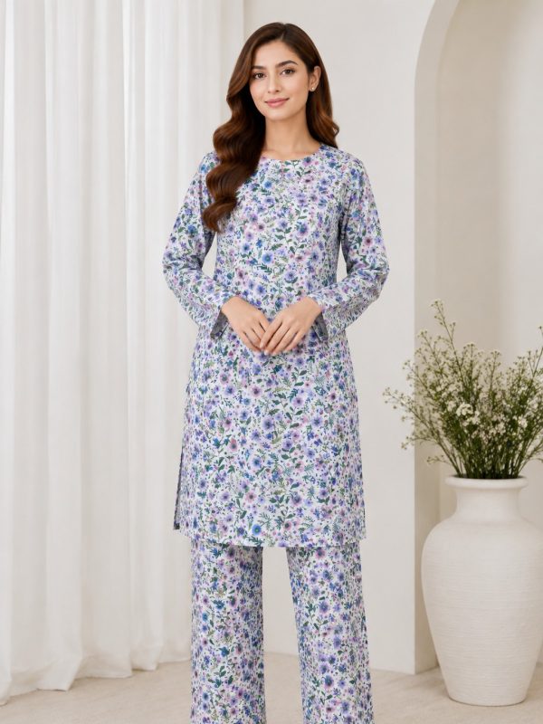 2pc Allover lawn | Summer Collection | Bin Nisar Pakistani Clothing
