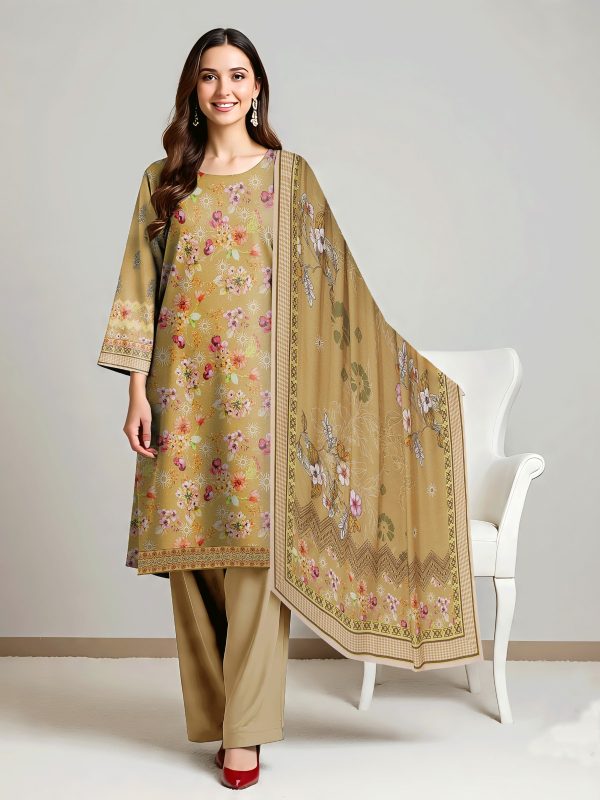 3PC Luxury Karandi | Winter Collection | Bin Nisar Pakistani Clothing