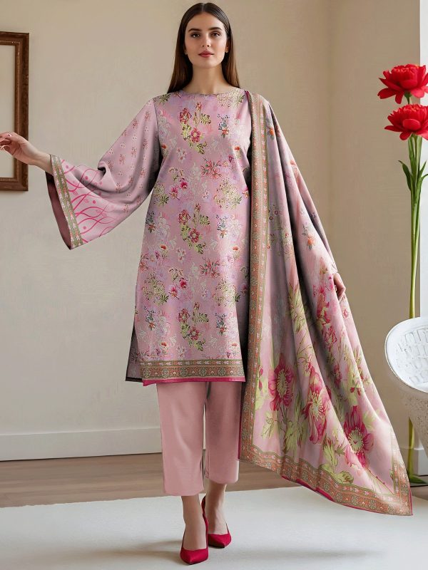 3PC Luxury Karandi | Bin Nisar Pakistani Clothing